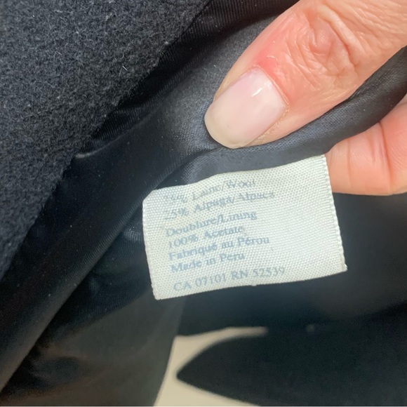 Classic Hilary Radley Wool/Alpaca Blend Jacket with Oversize Collar - Picture 7 of 9